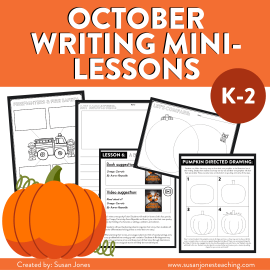 Writing Mini Lessons: October Themed