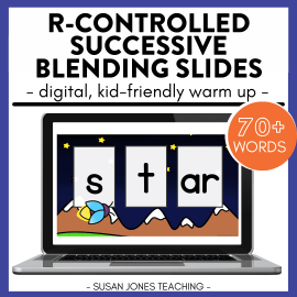 R-Controlled Vowels Successive Blending Slides: Digital Phonics Activity