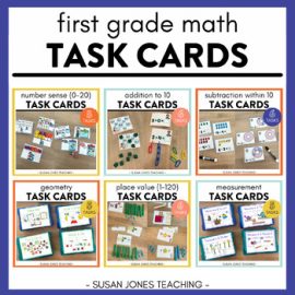 First Grade Math Task Cards: The BUNDLE (growing!)