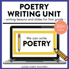 Poetry Writing Lessons & Teaching Slides for 1st Grade